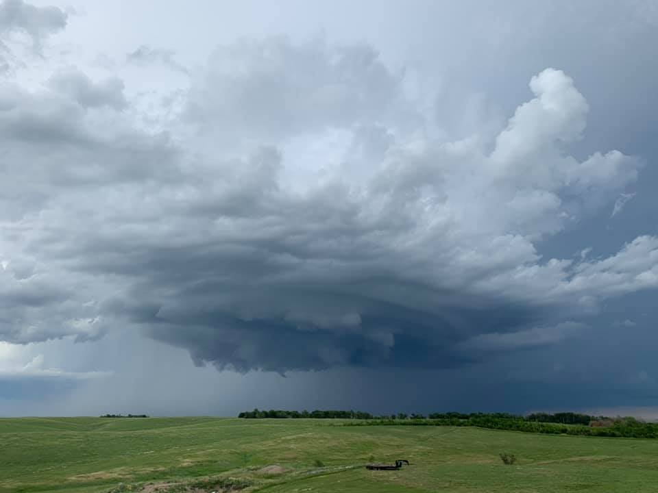 Supercell in South Central South Dakota