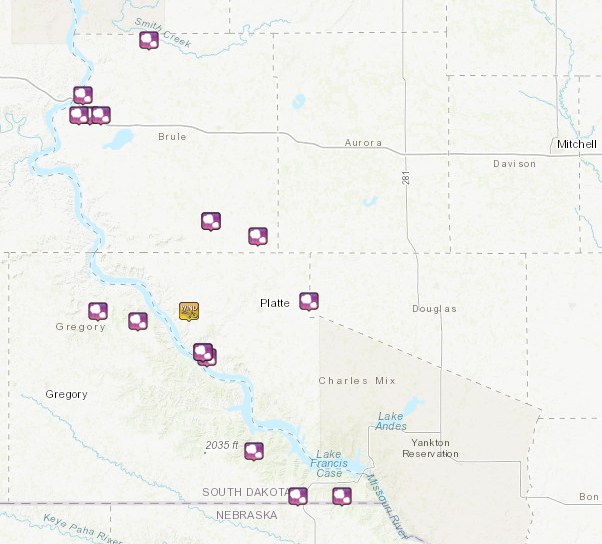 Map of Storm Reports