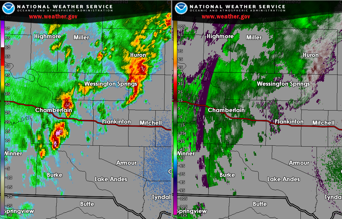 Severe Storms Near Chamberlain