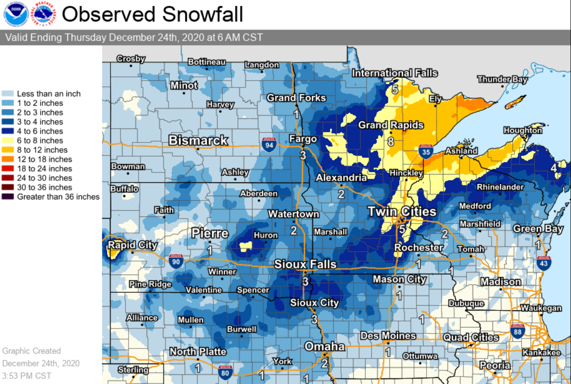 Regional Snow Map