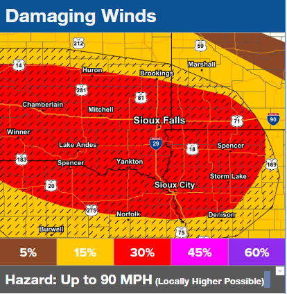 SPC Day 1 Wind Outlook