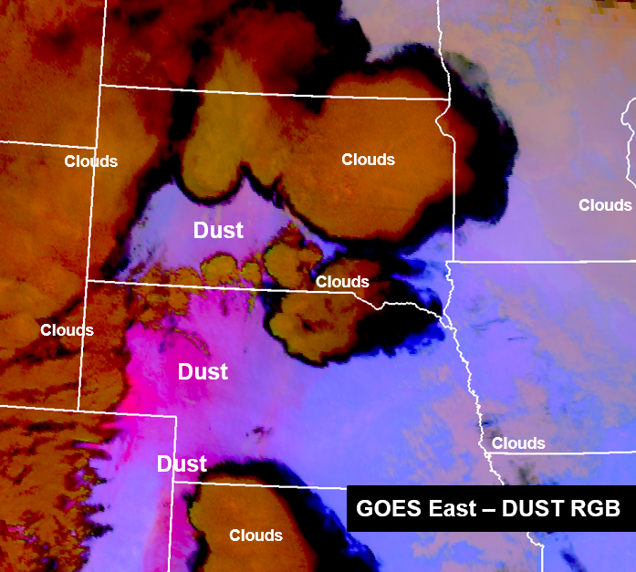Dust on Satellite