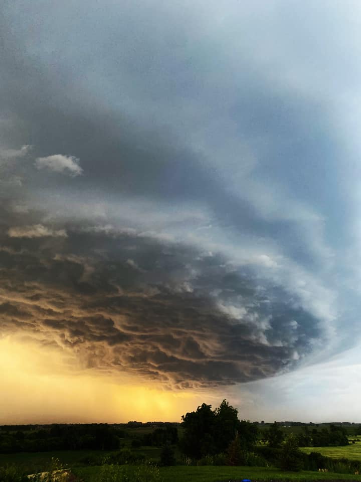 Photo of storm from Valley Springs, SD