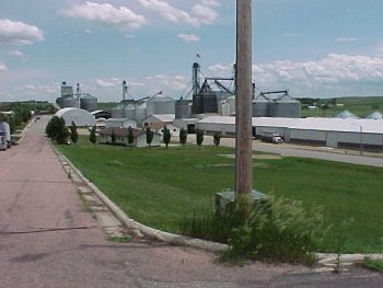 Central Chandler grain processing plant today.  Picture taken 12 June 2002. 