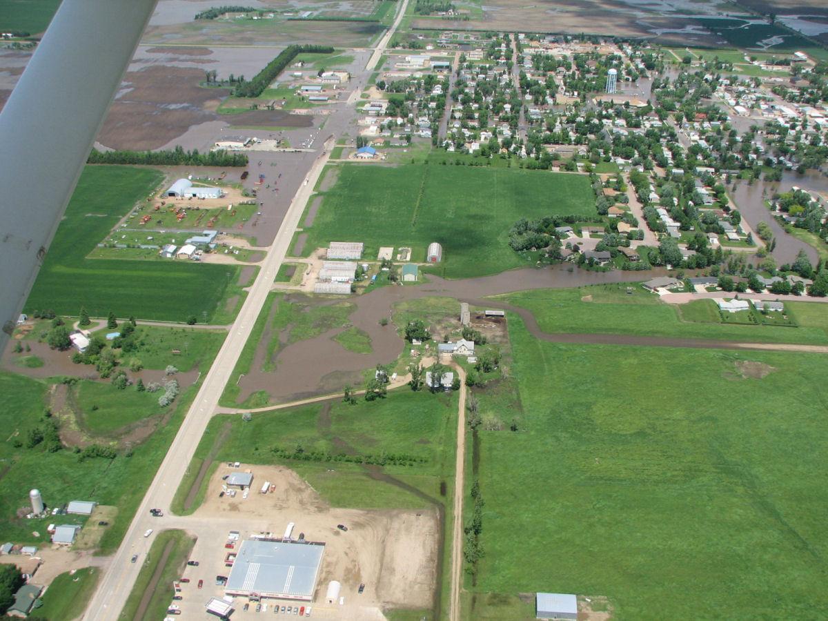 Aerial Photos of Flooding on June 6, 2008