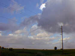 Image 5 - Evolution of funnel cloud west of Sioux Falls, near 57th Street and Tea-Ellis Road