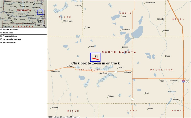 Kingsbury County Sd Gis Maps Of The Kingsbury County Tornado Path - May 2, 2006
