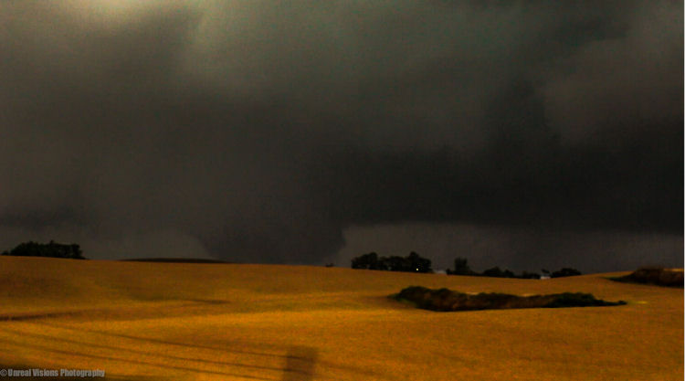 Photo of Pierson, Iowa tornado taken when it was southeast of Moville, Iowa.