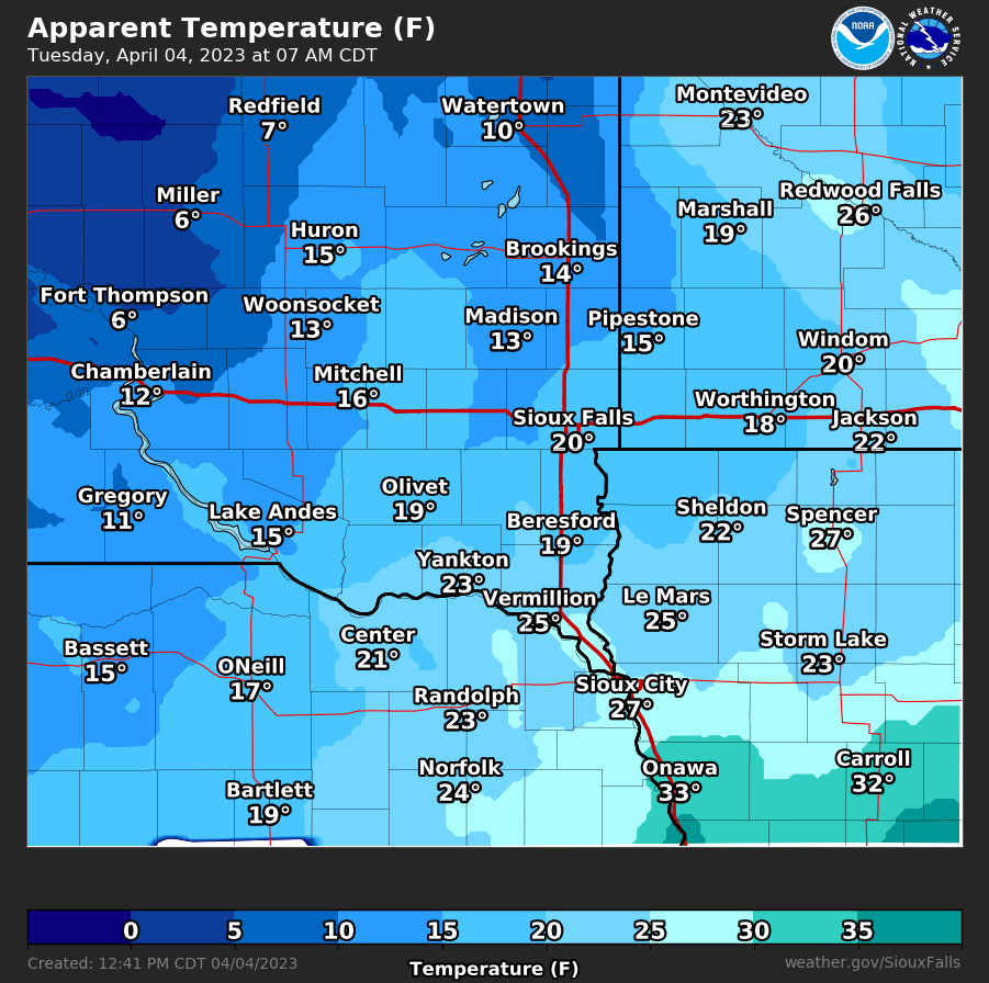 Forecast Wind Chill