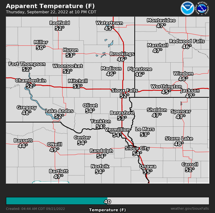 Forecast Wind Chill