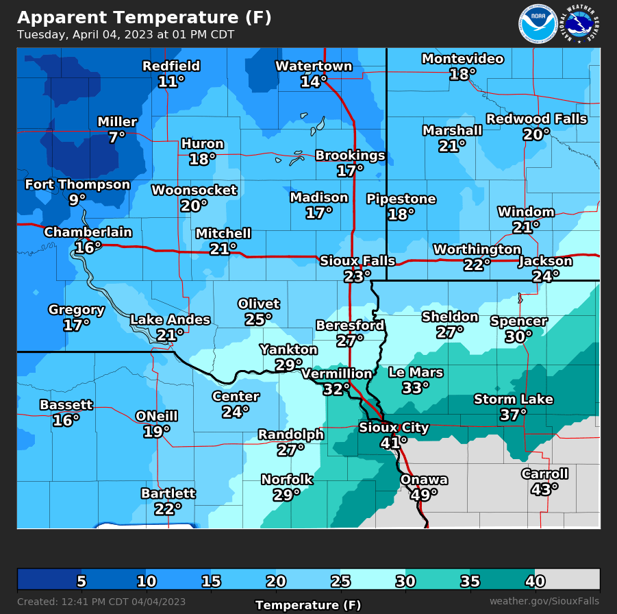 Forecast Wind Chill