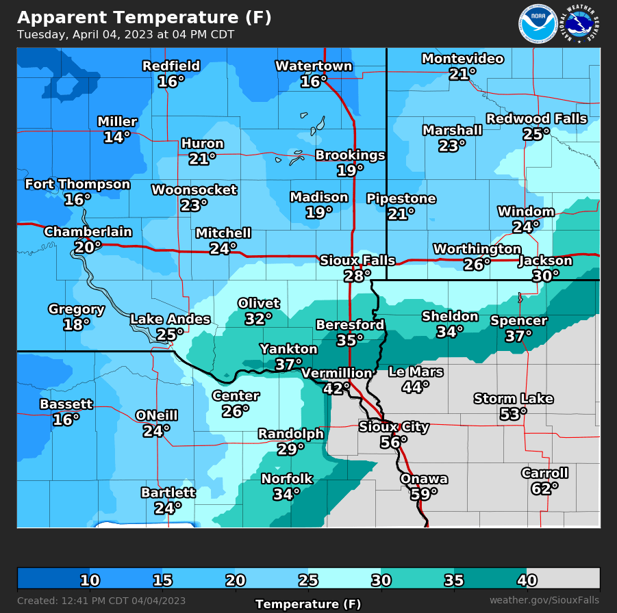 Forecast Wind Chill