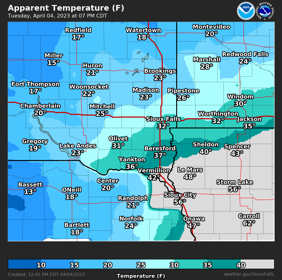 Forecast Wind Chill