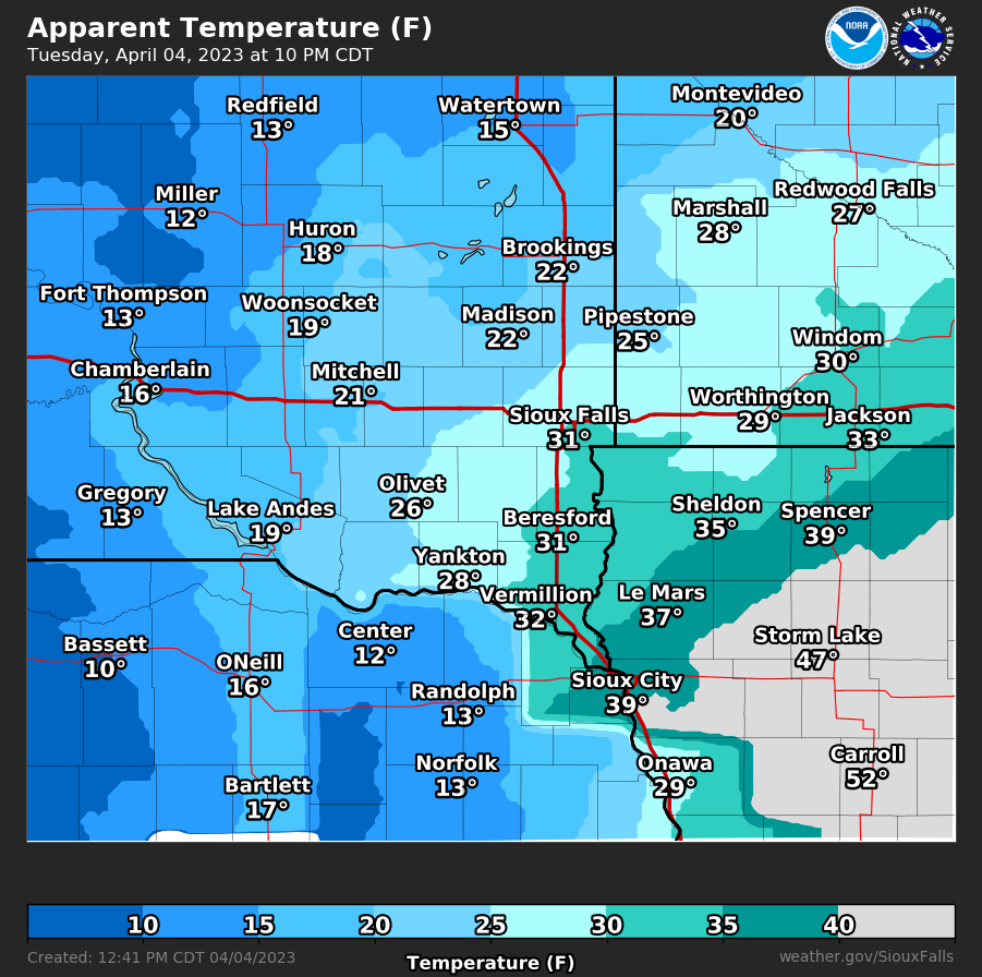 Forecast Wind Chill