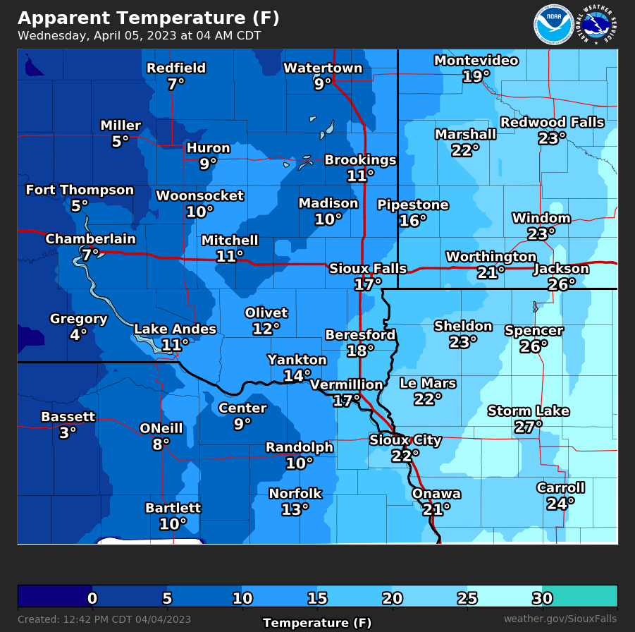 Forecast Wind Chill