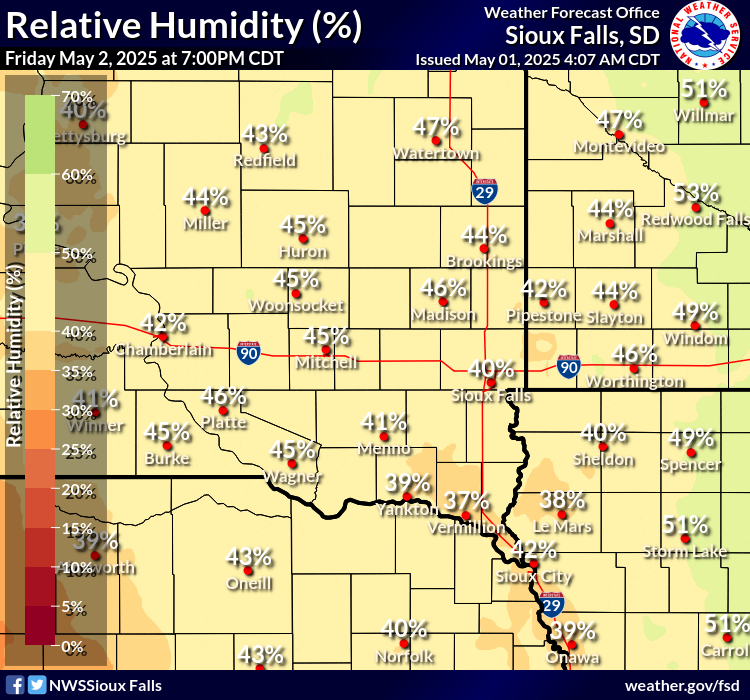 Forecast Relative Humidity