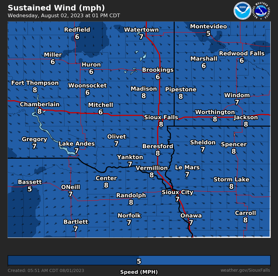 Forecast Wind Gusts