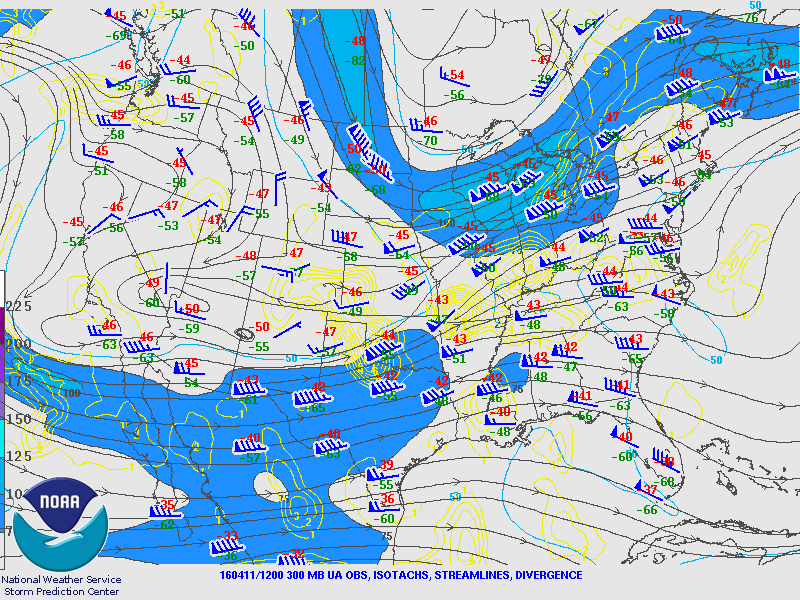 12 UTC 300mb Analysis