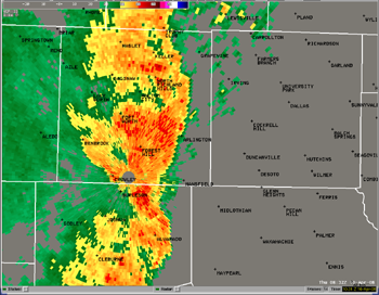 Metroplex Radar Reflectivity Image