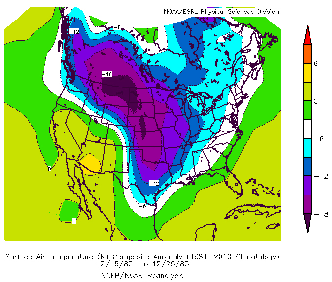 Temperature Anomaly Map