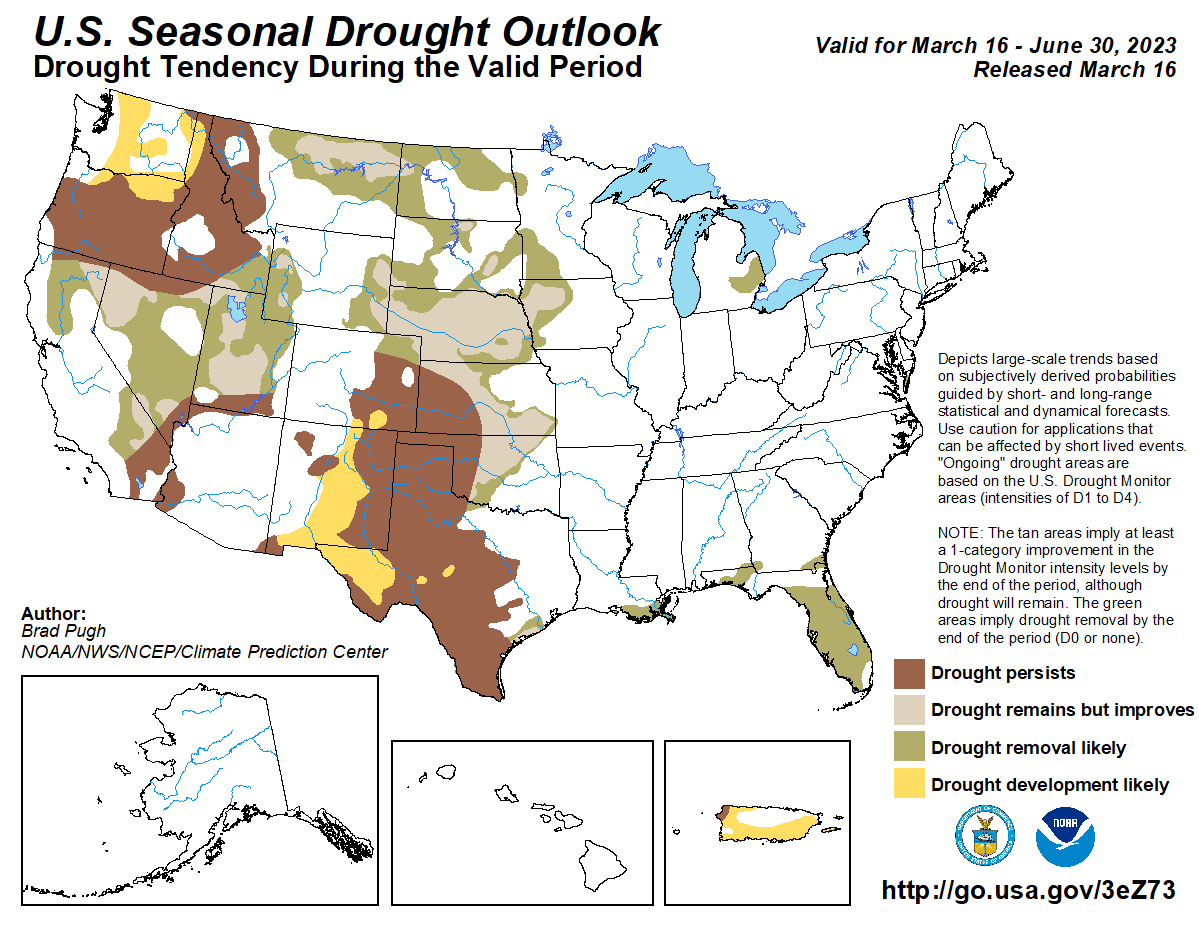 U.S. Seasonal Drought Outlook