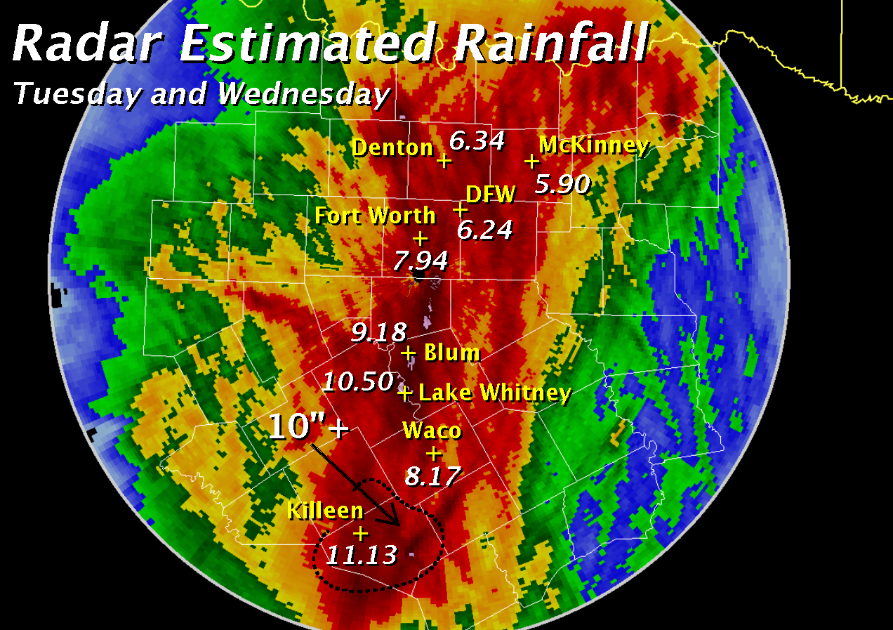 Hermine Rainfall