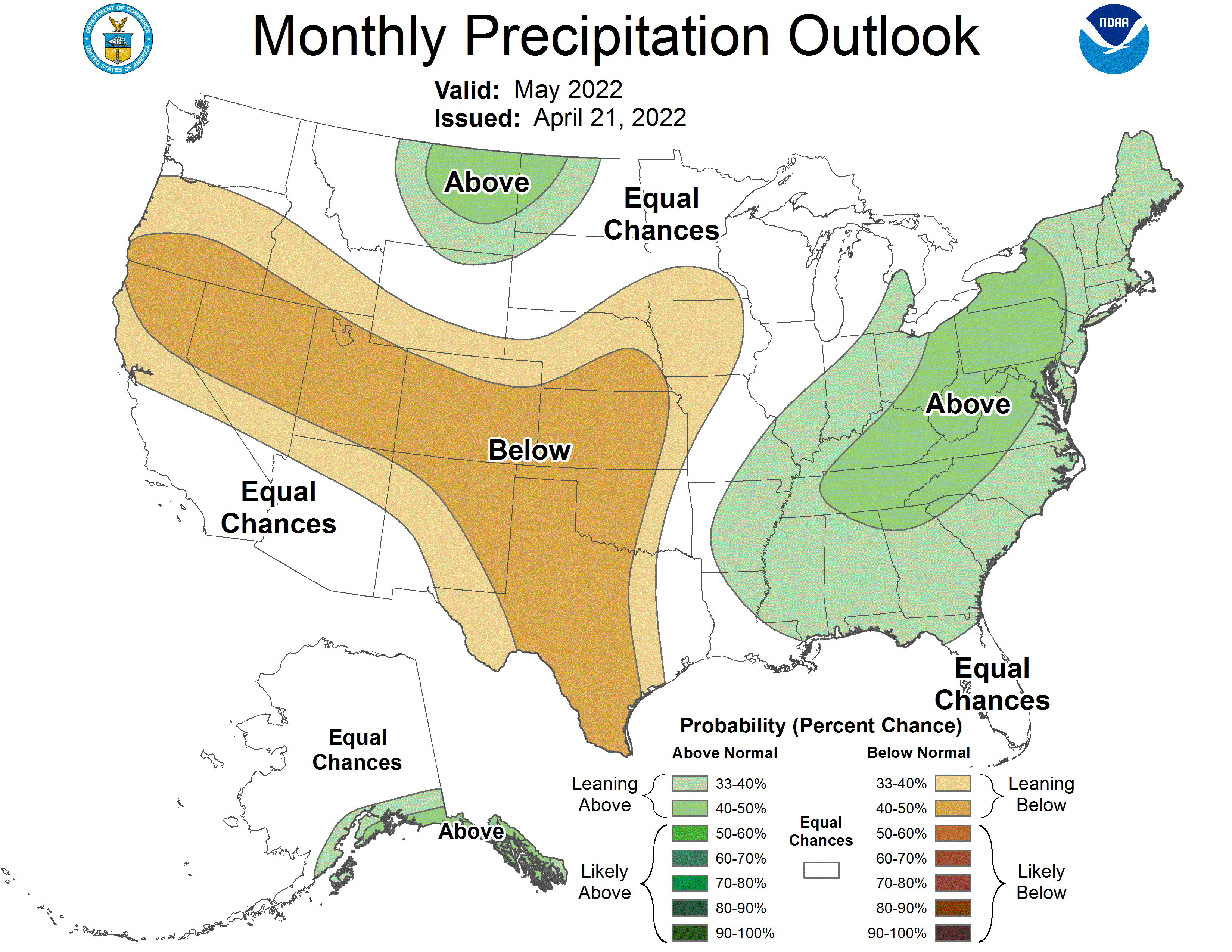 Precipitation Outlook for May