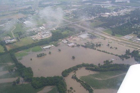 Picture of flooding in Gainesville