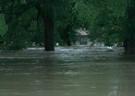 Picture of flooding in Gainesville