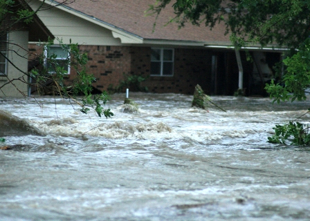 Picture of flooding in Gainesville