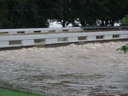 Picture of flooding in Gainesville
