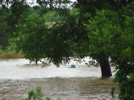 Picture of flooding in Gainesville