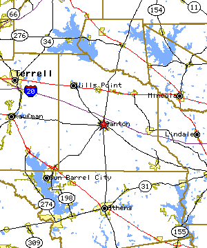 Map of the Canton region