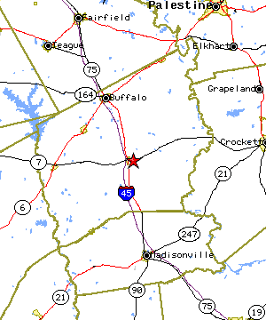 Map of the Centerville region