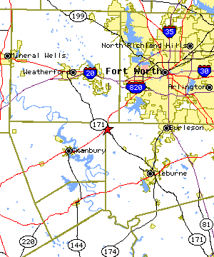Map of the Cresson region