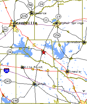 Map of the Emory region