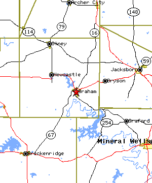 Map of the Graham region