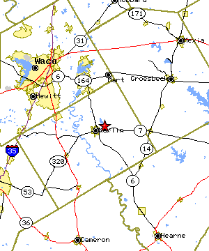 Map of the Marlin region
