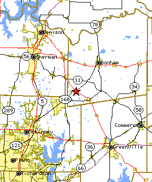Map of the Trenton region
