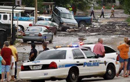 Picture of Haltom City Flooding on the 18th of June, 2007