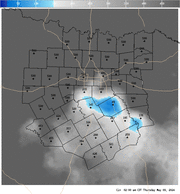 Thumbnail of automatically generated image showing areas of convective inhibition.