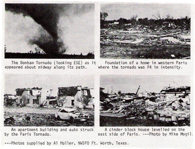 Pictures of Paris tornado and damage in the city.