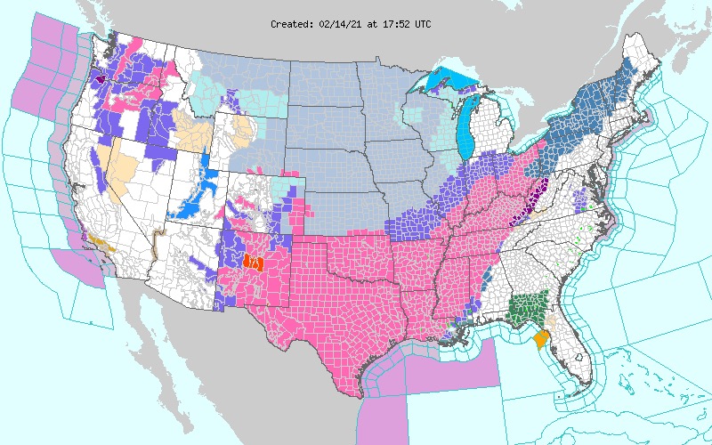 Winter Storm Map 2021 February 2021: Historic Winter Storm And Arctic Outbreak