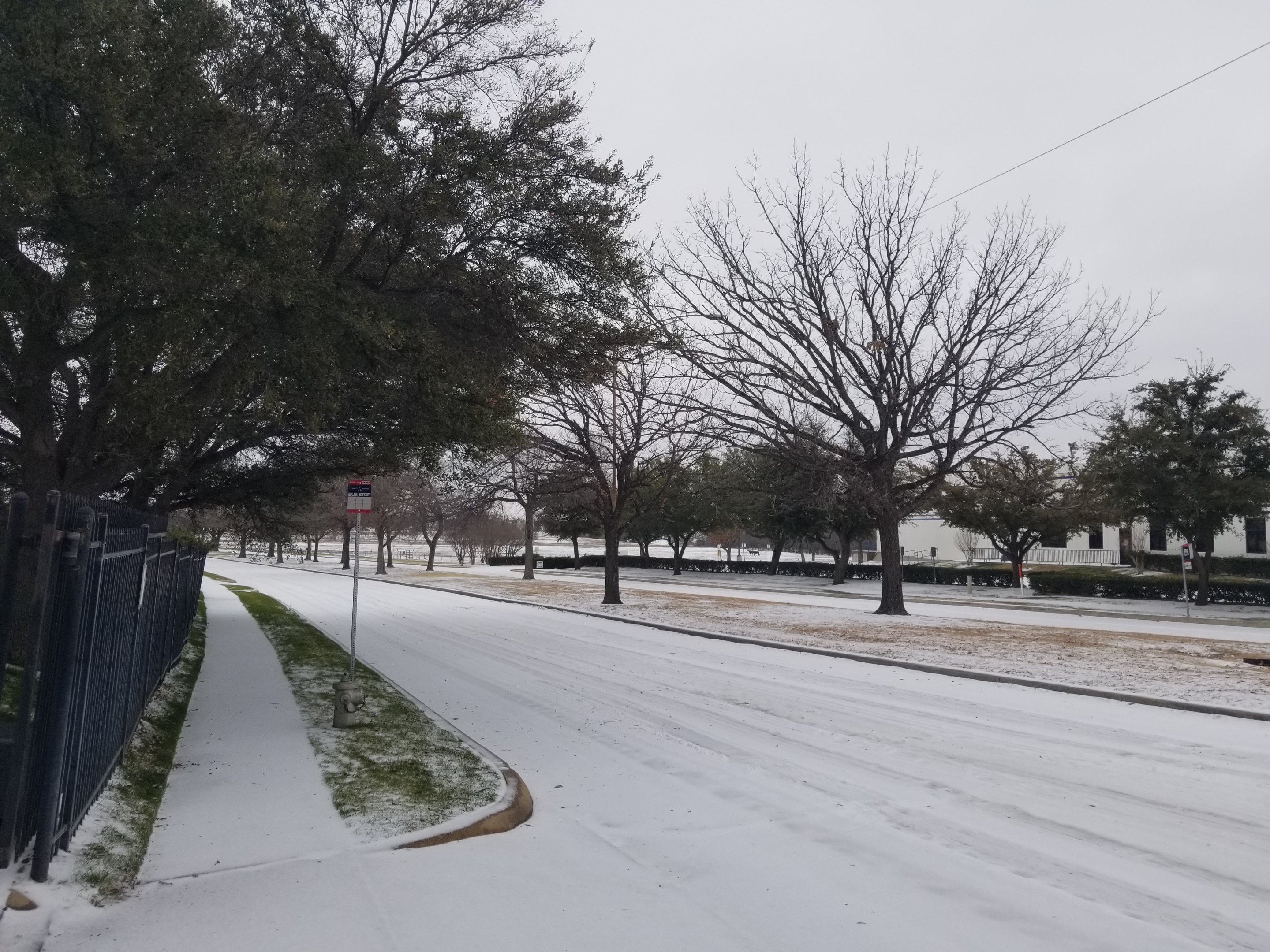 street near NWS Fort Worth on January 31, 2023