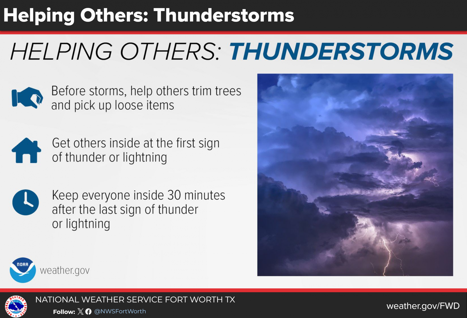 Helping Others during storms
