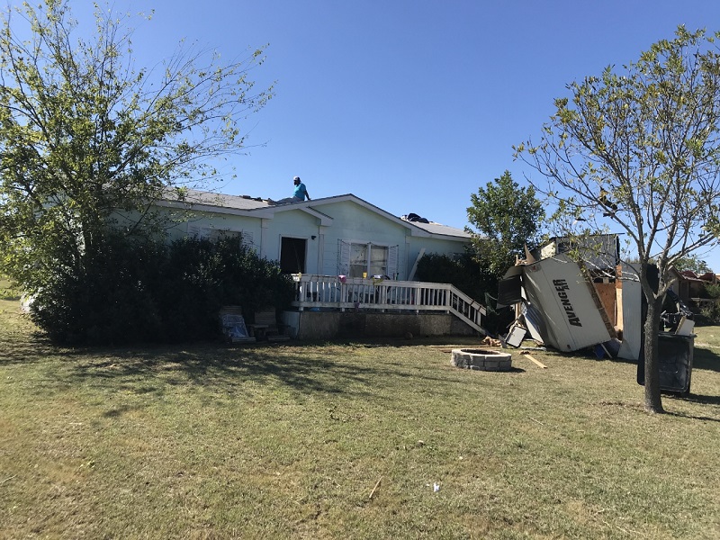 Manufactured Home Roof Damage