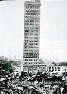 Picture of Waco after Tornado Hit on May 11, 1953