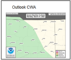 Convective CWA Outlook Map