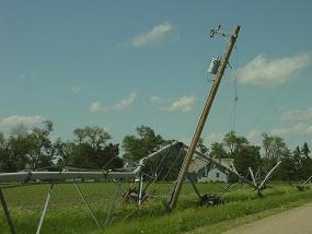 Tornado Damage Picture - Click image to resize. Picture taken by David Lawrence.