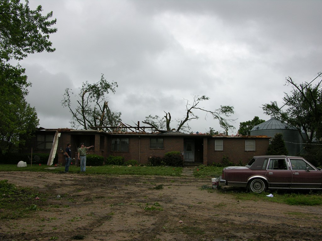 Picture of damage from EF3 Polk Tornado. Photo by NWS staff.